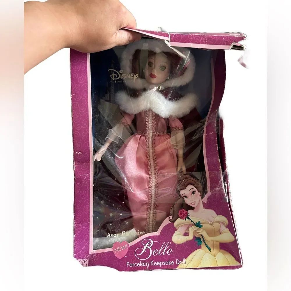 Y2K Disney Avon Exclusive Porcelain Belle Princess Collectible Doll